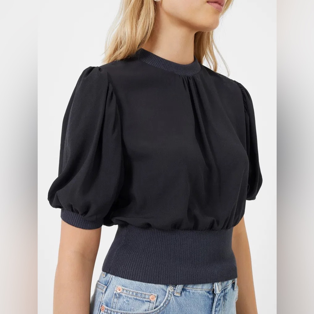 Jenna Mix Knit Top French Connection 🖤